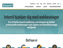 Tablet Screenshot of intern1.dk